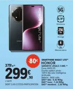 E.Leclerc SMARTPHONE MAGIC7 LITE offre