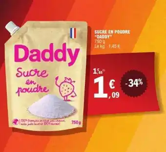 E.Leclerc Sucre En Poudre Daddy offre