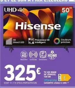 E.Leclerc TV LED 50A6G offre