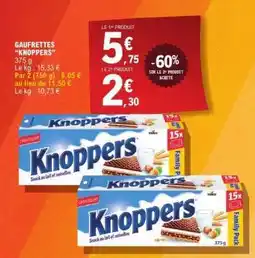 E.Leclerc Gaufrettes Knoppers offre