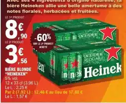E.Leclerc Bière Blonde Heineken offre
