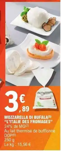 E.Leclerc Mozzarella Di Bufala offre