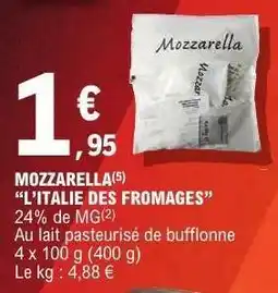 E.Leclerc Mozzarella offre