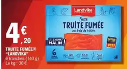 E.Leclerc Truite Fumée Landvika offre