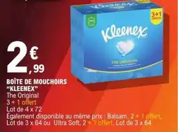 E.Leclerc BOÎTE DE MOUCHOIRS “KLEENEX” offre