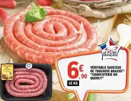 E.Leclerc Véritable Saucisse de Toulouse Brasse offre