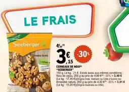 E.Leclerc Cerneaux De Noix Seeberger offre