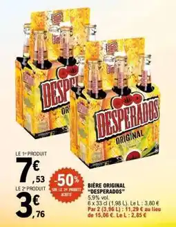 E.Leclerc BIÈRE ORIGINAL “DESPERADOS” offre