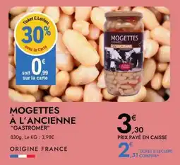 E.Leclerc MOGETTES À L'ANCIENNE GASTROMER offre