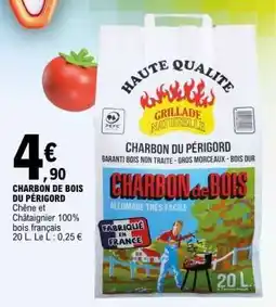 E.Leclerc CHARBON DE BOIS DU PÉRIGORD offre