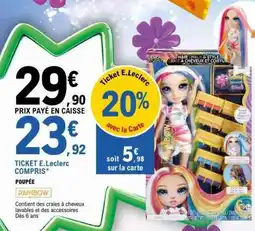 E.Leclerc Poupée Rainbow High offre