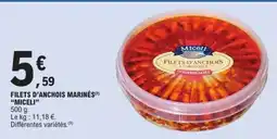 E.Leclerc Filets D'anchois Marinés Micéli offre