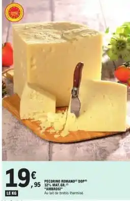 E.Leclerc PECORINO ROMANO DOP offre