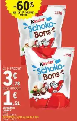 E.Leclerc Schokobons offre