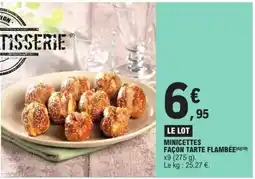 E.Leclerc MINICETTES FAÇON TARTE FLAMBÉE offre
