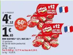 E.Leclerc Mini Babybel 23% Mat.Gr offre
