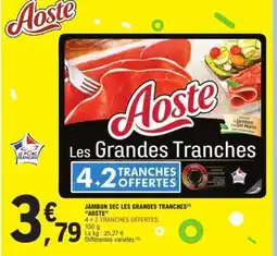 E.Leclerc JAMBON SEC LES GRANDES TRANCHES offre
