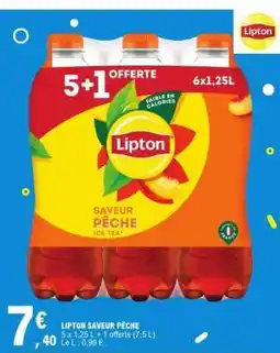 E.Leclerc Lipton saveur pêche offre