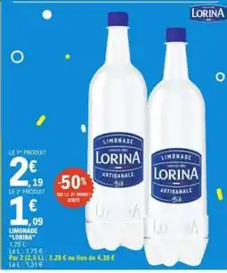 E.Leclerc Limonade Lorina offre