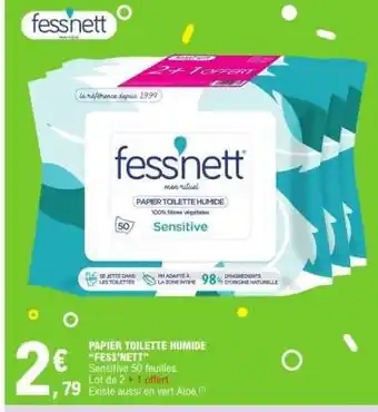 E.Leclerc PAPIER TOILETTE HUMIDE “FESS’NETT” offre
