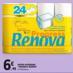 E.Leclerc PAPIER HYGIÉNIQUE 'PROGRESS RENOVA' offre