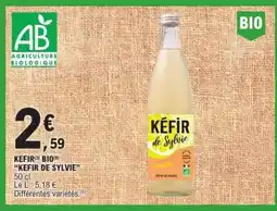 E.Leclerc KEFIR BIO 'KEFIR DE SYLVIE' offre