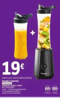 E.Leclerc Machine à Smoothie offre