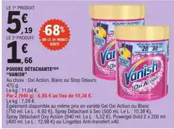 E.Leclerc Vanish Oxi Action offre