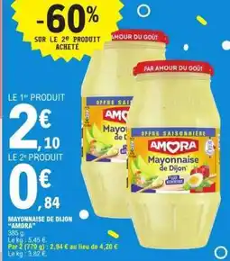 E.Leclerc Mayonnaise De Dijon Amora offre
