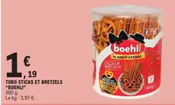 E.Leclerc TUBO STICKS ET BRETZELS BOEHLI offre