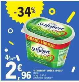 E.Leclerc ST HUBERT OMÉGA 3 DOUX offre