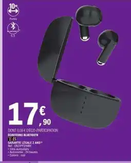 E.Leclerc ÉCOUTEURS BLUETOOTH offre