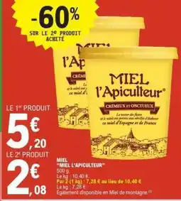 E.Leclerc MIEL L'APICULTEUR offre