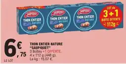 E.Leclerc Thon Entier Nature Saupiquet offre