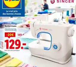 Lidl SINGER Machine à coudre offre
