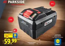 Lidl PARKSIDE Batterie Smart offre