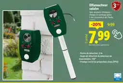 Lidl Parkside Effaroucheur solaire offre