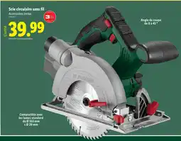 Lidl PARKSIDE Scie circulaire sans fil offre