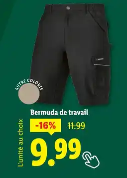 Lidl PARKSIDE Bermuda de travail offre