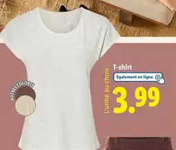 Lidl T-shirt offre