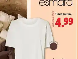 Lidl esmara T-shirt oversize offre
