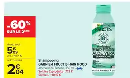 Carrefour GARNIER FRUCTIS HAIR FOOD Shampooing offre