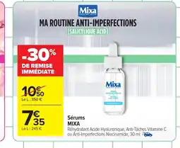 Carrefour MIXA Sérums offre