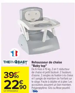 Carrefour Rehausseur de chaise offre