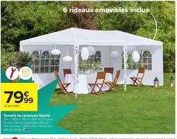 Carrefour Tonnelle de cérémonie Madrid offre