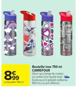 Carrefour CARREFOUR Bouteiile inox offre