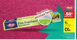Carrefour Film fraicheur offre
