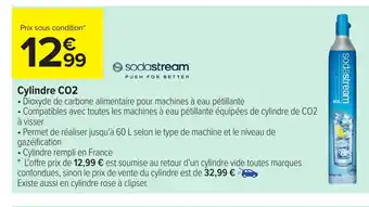 Carrefour SODASTREAM Cylindre CO2 offre