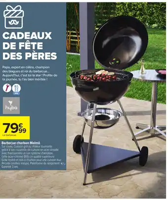 Carrefour Barbecue charbon Malmö offre
