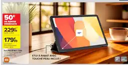 Carrefour Pack Pack PAD SE Noir + Folio offre
